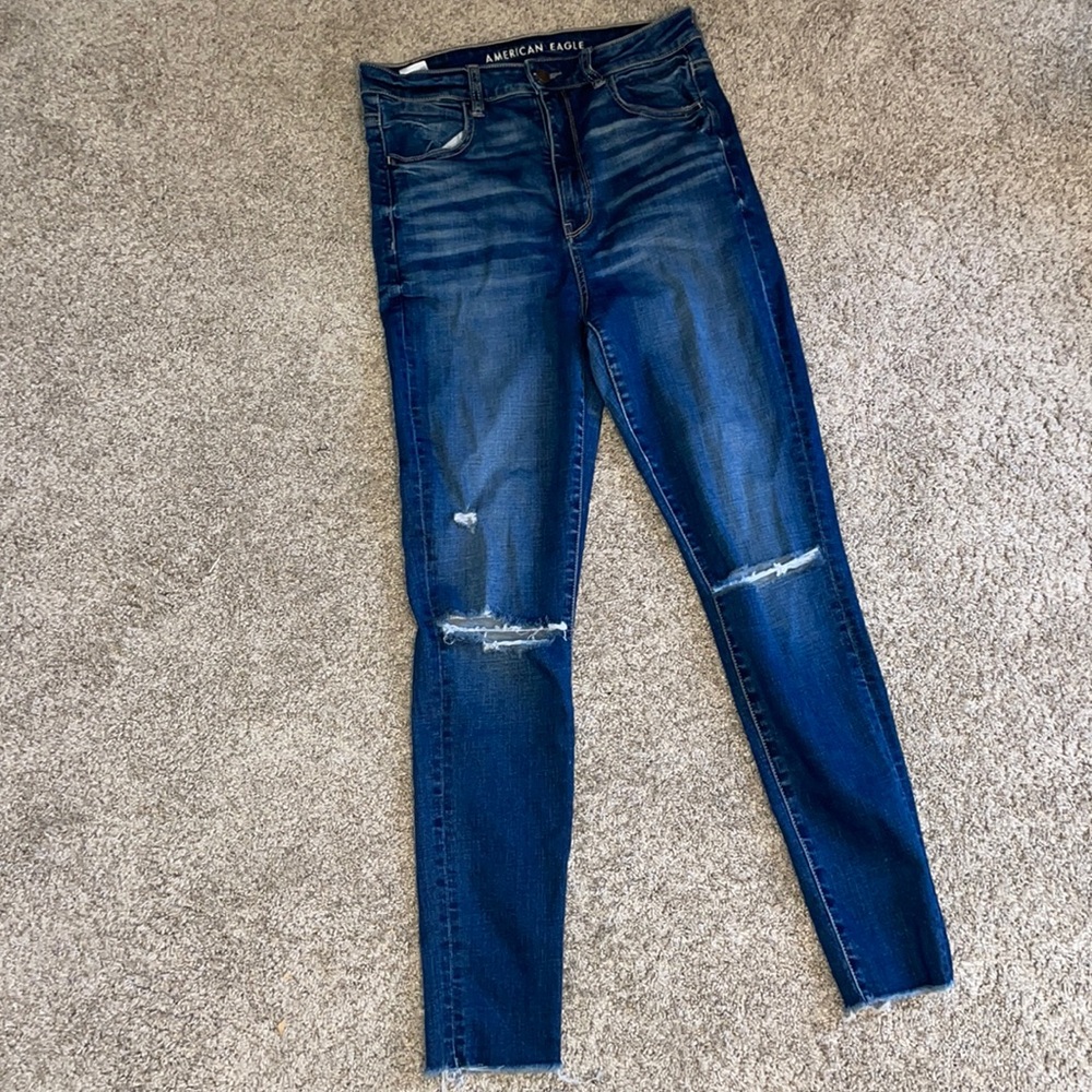 AE super high waisted skinny jean